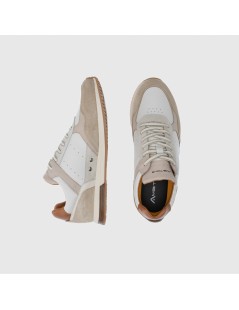 Ambitious Sneakers Balance Punta Retro Camoscio Beige