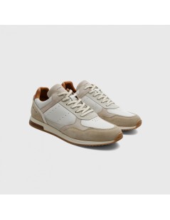 Ambitious Sneakers Balance Punta Retro Camoscio Beige