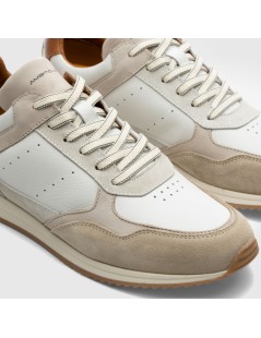 Ambitious Sneakers Balance Punta Retro Camoscio Beige