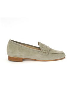 Luca Grossi Mocassino Donna College Basso Camoscio Kaky