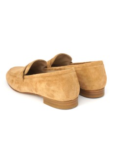 Luca Grossi Mocassino Donna College Basso Camoscio Cammello