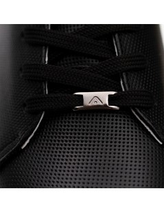 Ambitious Sneakers Cassetta Fondo Alto Traforata Nero