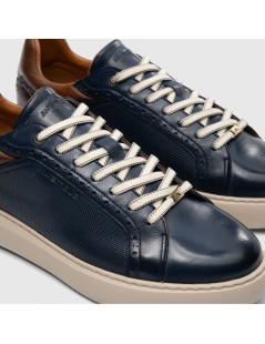 Ambitious Sneakers Cassetta Bicolore Fondo Alto Blu