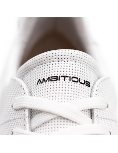 Ambitious Sneakers Cassetta Fondo Alto Traforata Bianco