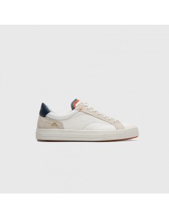 Ambitious Sneakers Pelle Cassetta Dettagli Camoscio Bianco