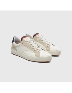 Ambitious Sneakers Pelle Cassetta Dettagli Camoscio Bianco