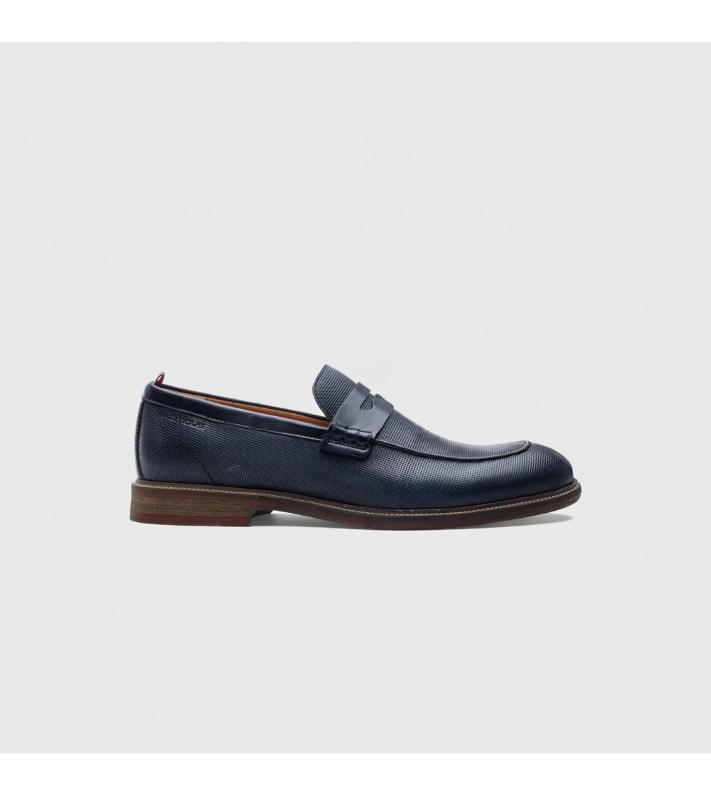 Ambitious Mocassino College Traforato Morsetto Blu