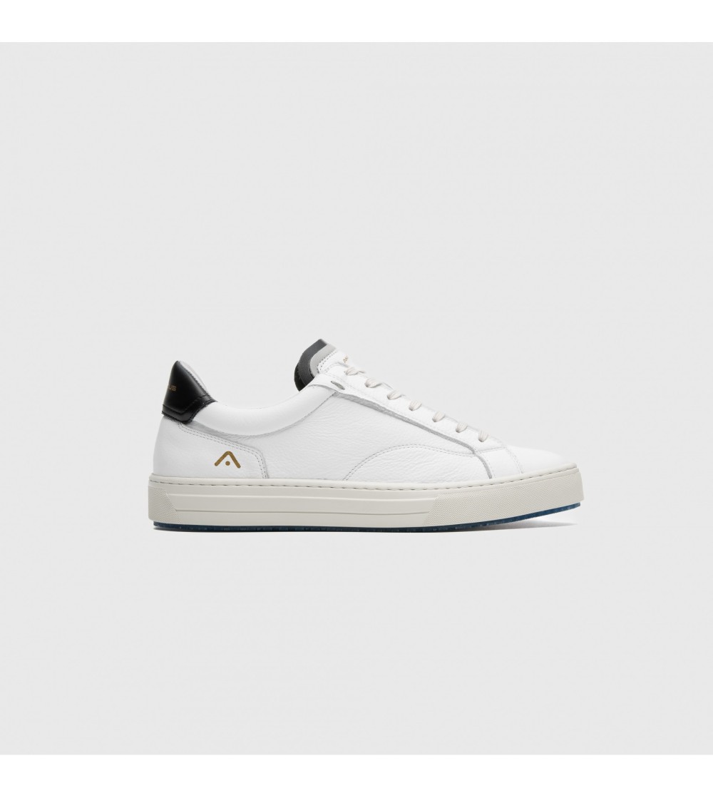 Ambitious Sneakers Cassetta Dettagli Camoscio Bianco Nero