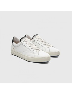 Ambitious Sneakers Cassetta Dettagli Camoscio Bianco Nero