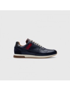 Ambitious Snekaers Balance Vaschetta Pelle Blu