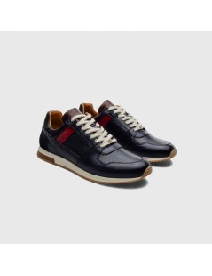 Ambitious Snekaers Balance Vaschetta Pelle Blu