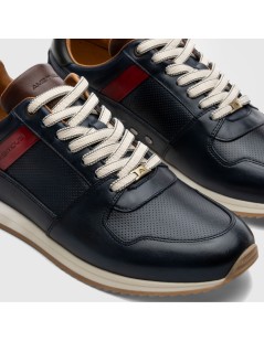Ambitious Snekaers Balance Vaschetta Pelle Blu