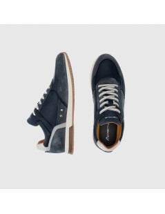 Ambitious Sneakers Balance Punta Retro Camoscio Blu