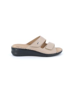 Grunland Ciabatta 2 Velcro Plantare Estraibile Nappa Sabbia