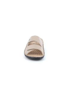 Grunland Ciabatta 2 Velcro Plantare Estraibile Nappa Sabbia
