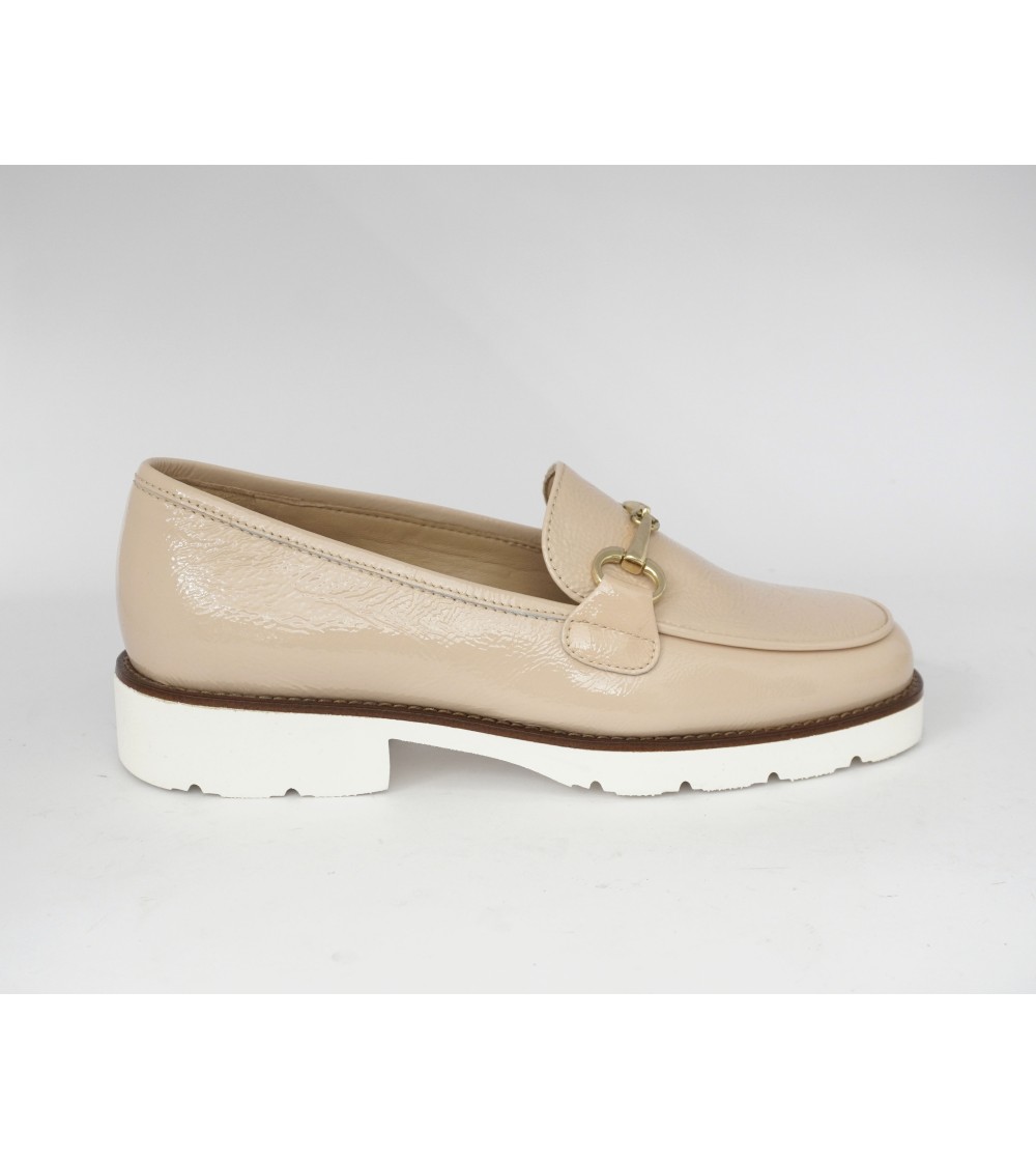 Luca Grossi Mocassino Donna Vaschetta Slim Naplak Nude