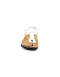 Grunland Sandalo Donna Infradito Gizeh Bio Bianco