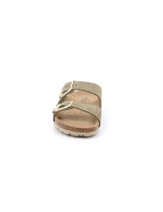 Grunland Ciabatta Arizona Biosoft 2 Fibbie Camoscio Oliva