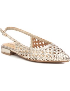 Carmela Slingback a Punta Intrecciata Braccialetto Oro