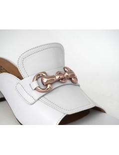 Le Gazzelle Ciabattina Tacco Medio Monofascia Morsetto Glicine