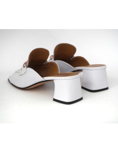 Le Gazzelle Ciabattina Tacco Medio Monofascia Morsetto Glicine