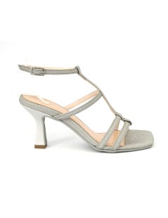 Lorenzo Mari Sandalo Tacco Medio Etrusca Galassia Argento