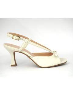 Lorenzo Mari Sandalo Fasciato con Fiocchetto Nappa Burro