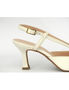 Lorenzo Mari Sandalo Fasciato con Fiocchetto Nappa Burro