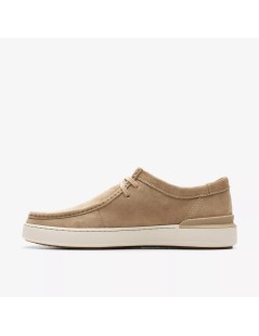 Clarks Stringate Courtlite Ingegnere Nabuk Quercia Beige