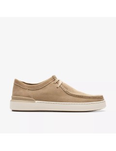 Clarks Stringate Courtlite Ingegnere Nabuk Quercia Beige