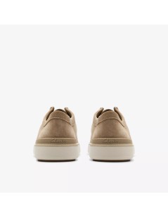Clarks Stringate Courtlite Ingegnere Nabuk Quercia Beige