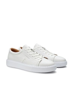 Guardiani Sneakers Uomo Cassetta Pelle Bottalata Bianco