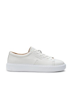 Guardiani Sneakers Uomo Cassetta Pelle Bottalata Bianco