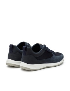 Docksteps Sneakers Uomo Leggere Tela Nabuk Blu