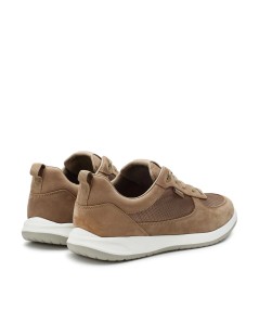 Docksteps Sneakers Uomo Leggere Tela Nabuk Beige