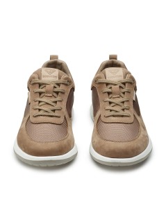 Docksteps Sneakers Uomo Leggere Tela Nabuk Beige