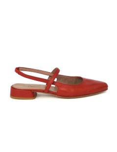 Triver Flight Slingback Doppio Braccialetto Nappa Rosso