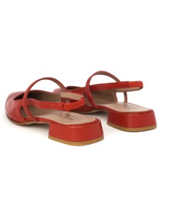 Triver Flight Slingback Doppio Braccialetto Nappa Rosso