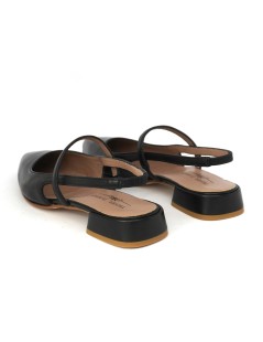 Triver Flight Slingback Doppio Braccialetto Nappa Nero
