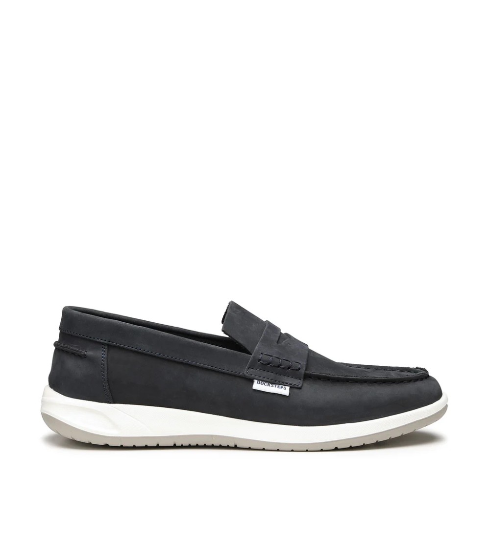 Docksteps Mocassino Uomo Vaschetta Cucita Morsetto Blu
