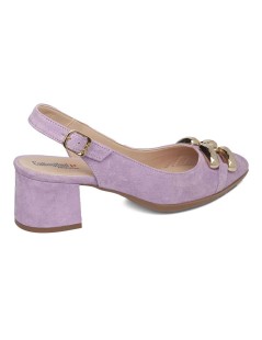 Callaghan ZAHARA Slingback Punta Tacco Medio Accessorio Fibbia Lavanda