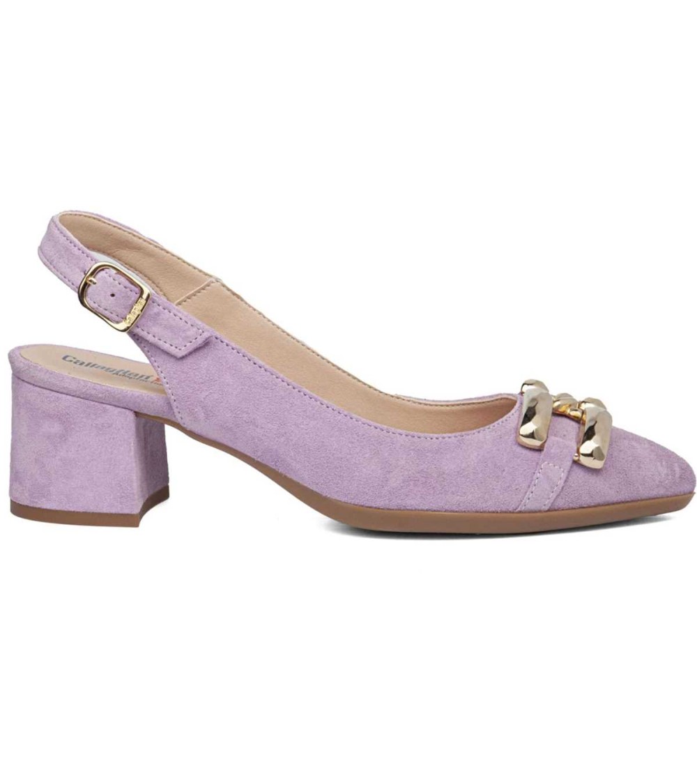 Callaghan ZAHARA Slingback Punta Tacco Medio Accessorio Fibbia Lavanda