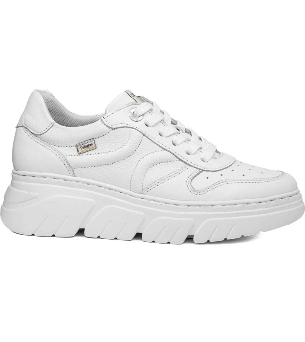Callaghan BACCARA Sneakers Zeppa Media Punta Trafori Bianco