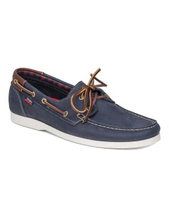 Callaghan YATE Stringata Bassa Vela Lacci Cuoio Blu