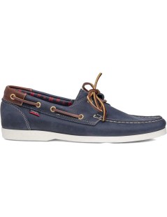 Callaghan YATE Stringata Bassa Vela Lacci Cuoio Blu