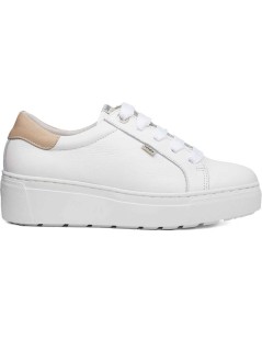Callaghan MOON LINE Sneakers Zeppa Lacci Larghi Bianco Rosa