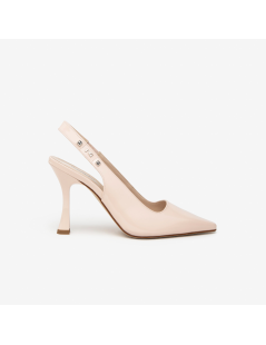 Nero Giardini Slingback Punta Tacco Alto Vernice Confetto