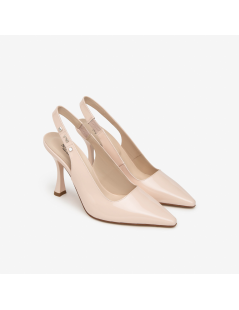 Nero Giardini Slingback Punta Tacco Alto Vernice Confetto