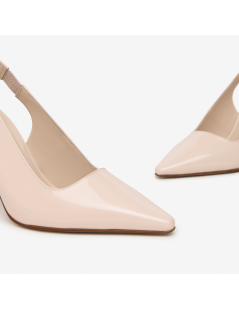 Nero Giardini Slingback Punta Tacco Alto Vernice Confetto