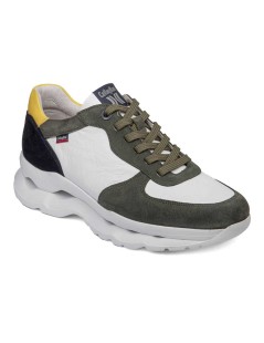 Callaghan MARE Sneakers Doppio Volume Dettagli Camoscio Kaki